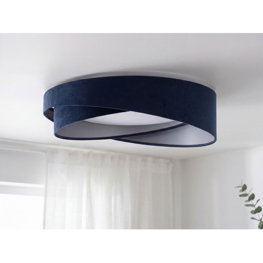 LED lubinis šviestuvas GALAXY MODERN LED/24W/230V skersmuo 55 cm mėlynas/sidabrinis