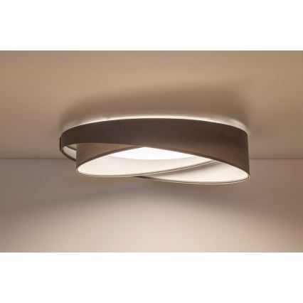 LED lubinis šviestuvas GALAXY MODERN LED/24W/230V, skersmuo 55 cm, pilka/balta