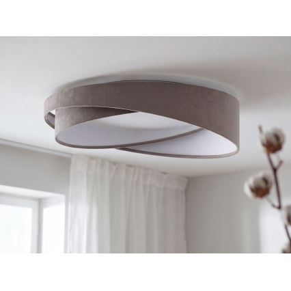 LED lubinis šviestuvas GALAXY MODERN LED/24W/230V, skersmuo 55 cm, pilka/balta