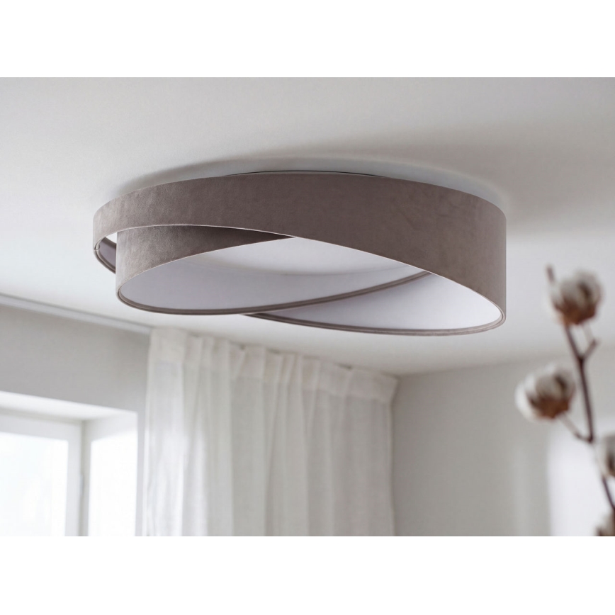 LED lubinis šviestuvas GALAXY MODERN LED/24W/230V, skersmuo 55 cm, pilka/balta