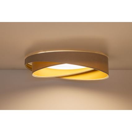 LED lubinis šviestuvas GALAXY MODERN LED/24W/230V skersmuo 55 cm smėlio/auksinė