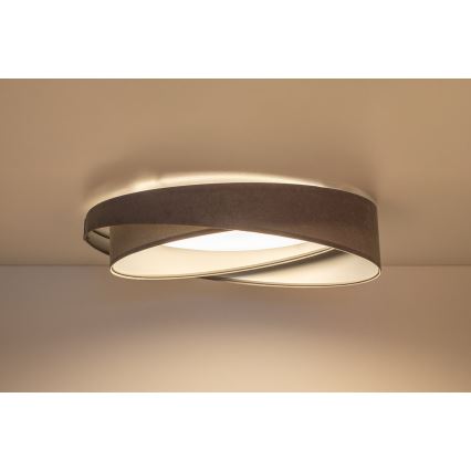 LED lubinis šviestuvas GALAXY MODERN LED/24W/230V Ø 55 cm pilkas/sidabrinis