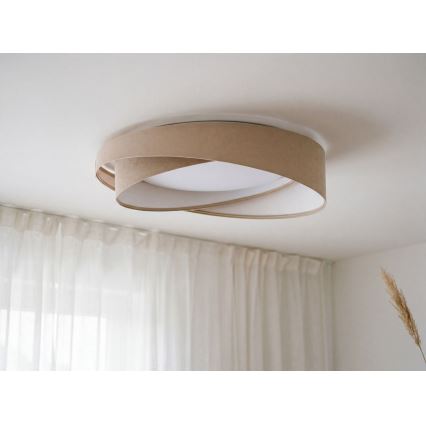 LED lubinis šviestuvas GALAXY MODERN LED/24W/230V Ø 55 cm smėlinė/balta