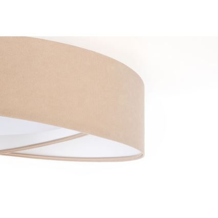 LED lubinis šviestuvas GALAXY MODERN LED/24W/230V Ø 55 cm smėlinė/balta