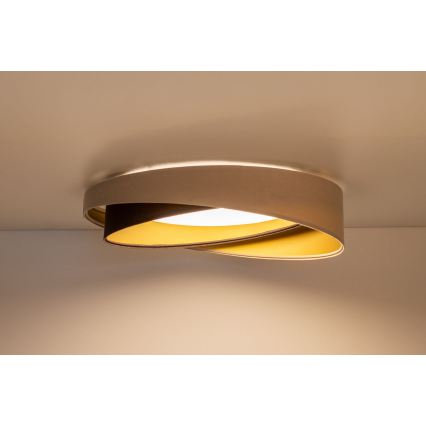 LED lubinis šviestuvas GALAXY MODERN LED/24W/230V Ø 55 cm smėlinė/ruda/auksinė