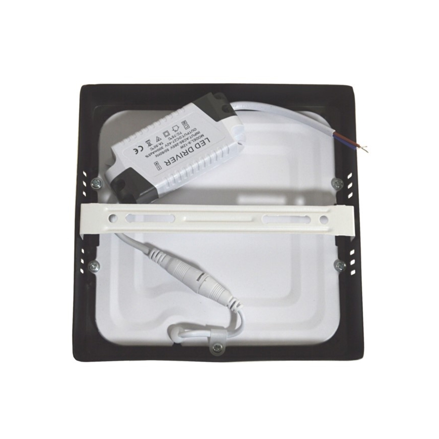 LED lubinis šviestuvas GERRY LED/12W/230V 4000K juoda