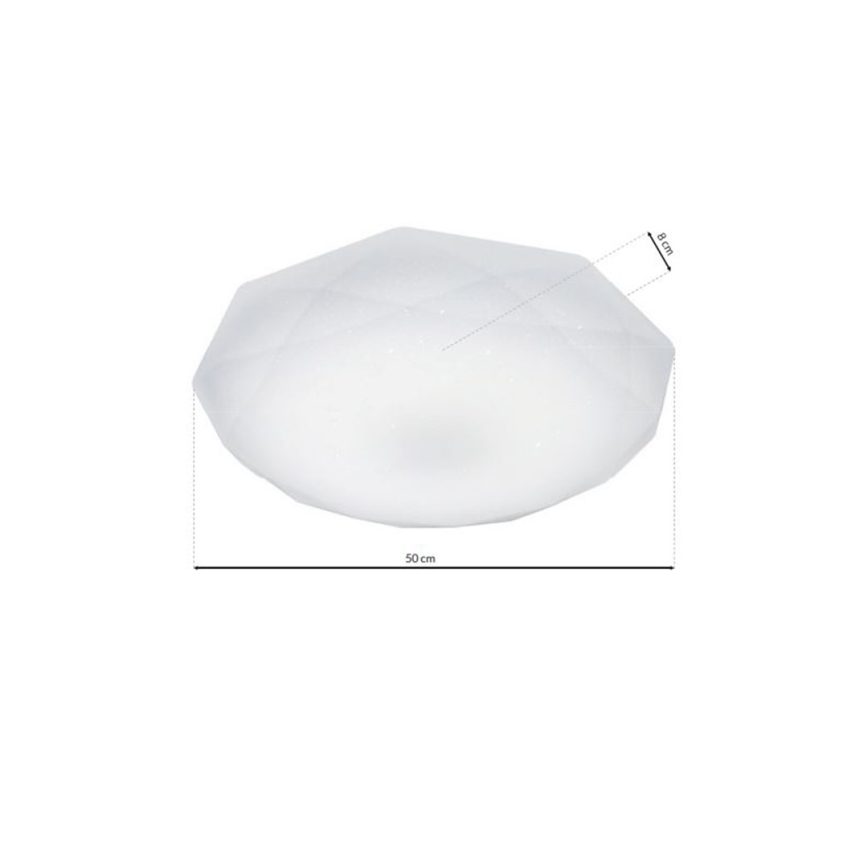 LED lubinis šviestuvas HEX LED/24W/230V
