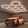 LED lubinis šviestuvas HEXAGON LED/570W/85-265V 4000K 522x298 cm CRI 90 IP44 balta