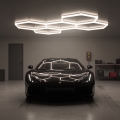 LED lubinis šviestuvas HEXLINE LED/216W/230V 4000K 208x300 cm baltas