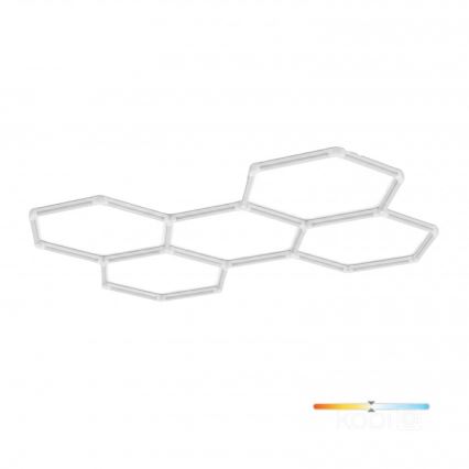 LED lubinis šviestuvas HEXLINE LED/216W/230V 4000K 208x300 cm baltas