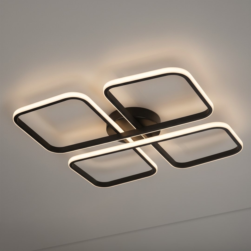 LED lubinis šviestuvas HIDALGO LED/40W/230V juodas