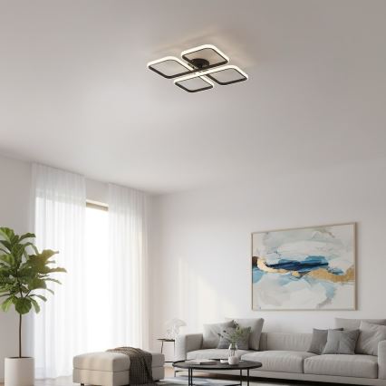 LED lubinis šviestuvas HIDALGO LED/40W/230V juodas