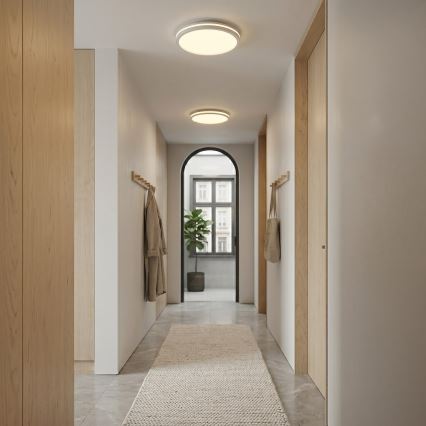 LED lubinis šviestuvas HUGO LED/12/18/24W/230V 3000/4000/6500K skersmuo 30 cm IP54 baltas