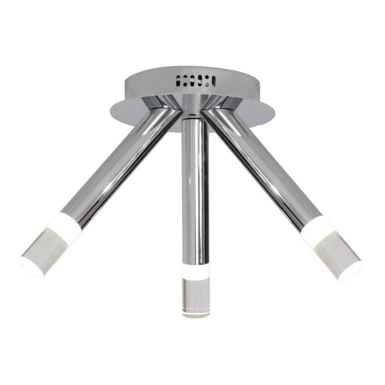 LED lubinis šviestuvas ICE 3xLED/5W/230V blizgus chromas