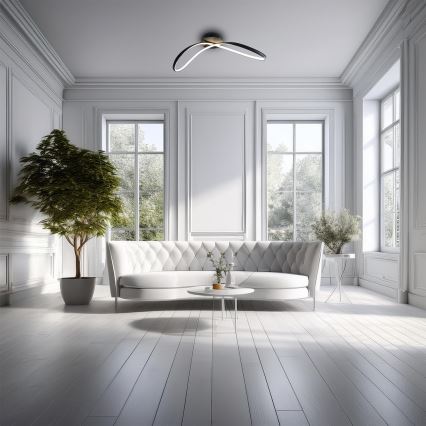 LED lubinis šviestuvas INFINITY LED/21W/230V juoda
