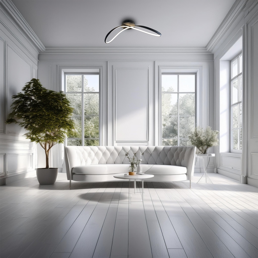 LED lubinis šviestuvas INFINITY LED/21W/230V juoda