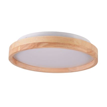LED lubinis šviestuvas JANUSZ LED/12W/230V diametras 27 cm IP44 ąžuolas