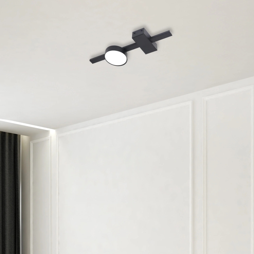 LED lubinis šviestuvas JOY 1xGX53/6W/230V juoda