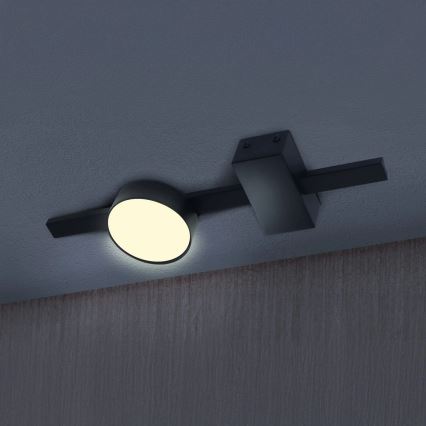 LED lubinis šviestuvas JOY 1xGX53/6W/230V juoda