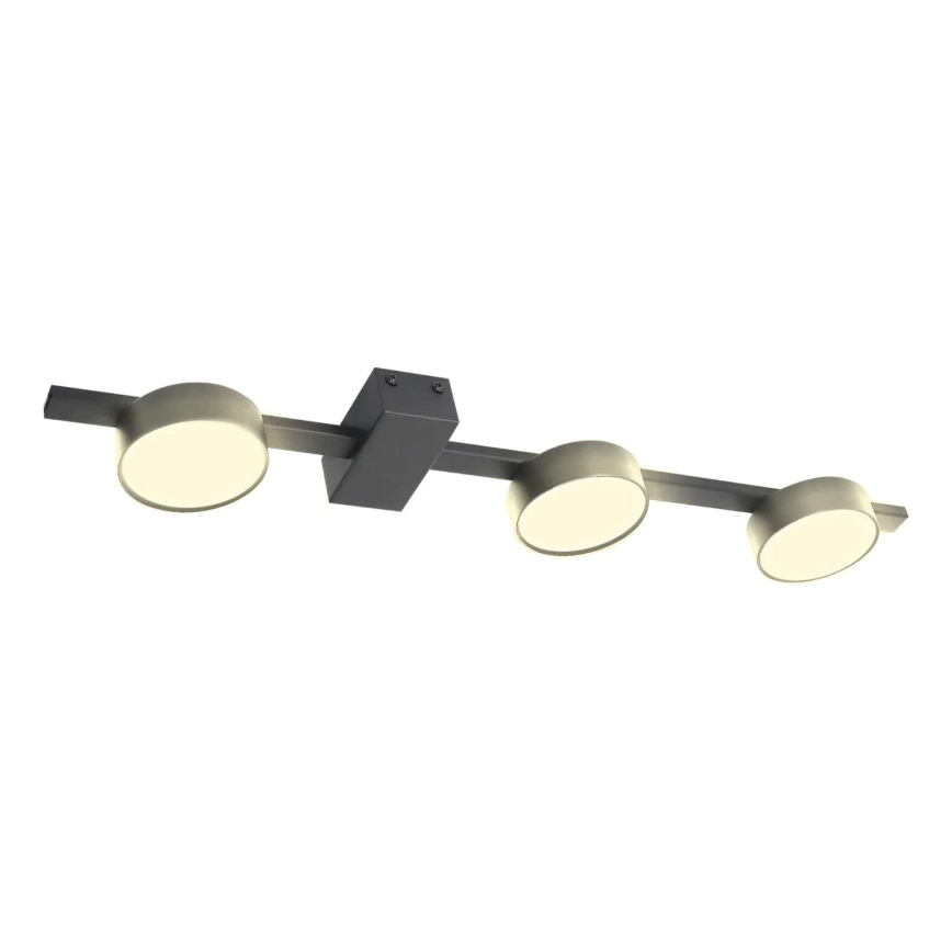 LED lubinis šviestuvas JOY 3xGX53/6W/230V juoda