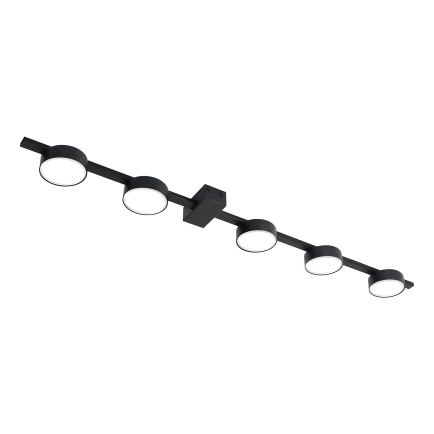 LED lubinis šviestuvas JOY 5xGX53/6W/230V juoda