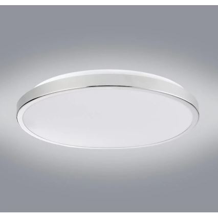 LED lubinis šviestuvas KERN LED/24W/230V diametras 40 cm blizgus chromas