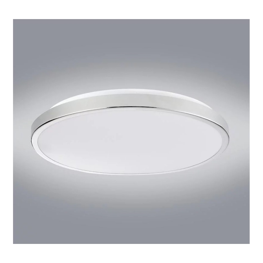LED lubinis šviestuvas KERN LED/24W/230V diametras 40 cm blizgus chromas