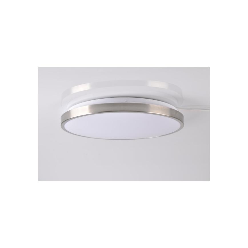 LED lubinis šviestuvas KERN LED/24W/230V nikelis