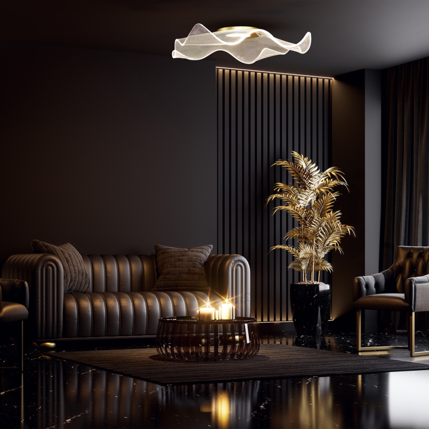 LED lubinis šviestuvas LARGO LED/16W/230V auksas