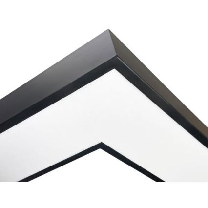 LED lubinis šviestuvas LED/100W/230V 3000/4000/6500K 80x80 cm juodas