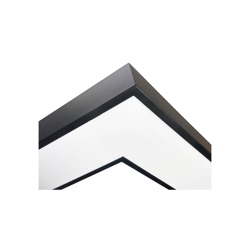 LED lubinis šviestuvas LED/100W/230V 3000/4000/6500K 80x80 cm juodas