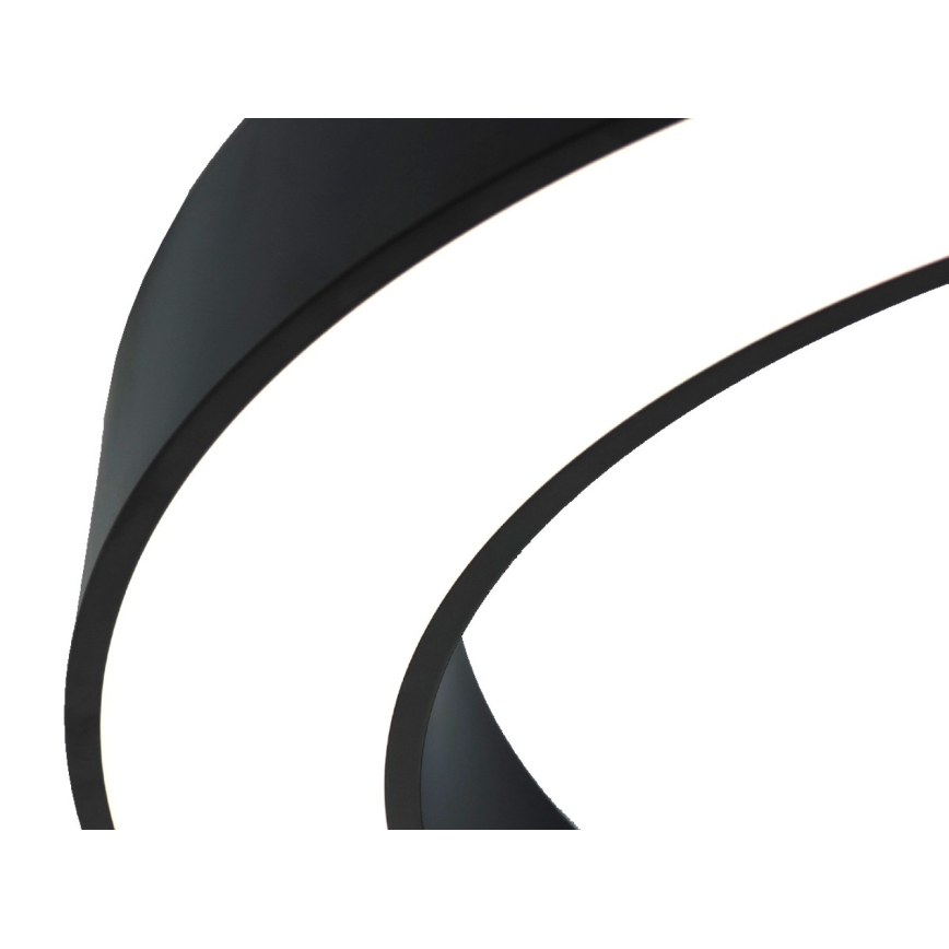 LED lubinis šviestuvas LED/100W/230V 3000/4000/6500K skersmuo 100 cm juodas