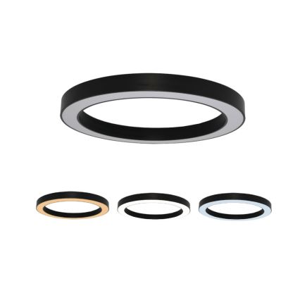 LED lubinis šviestuvas LED/115W/230V 3000/4000/6500K skersmuo 120 cm juodas