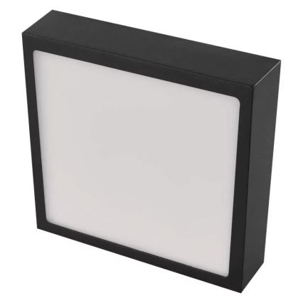 LED Lubinis šviestuvas NEXXO LED/12,5W/230V 3000/3500/4000K 17x17 cm juodas