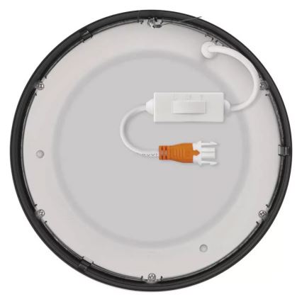 LED Lubinis šviestuvas NEXXO LED/12,5W/230V 3000/3500/4000K d. 17 cm juodos spalvos