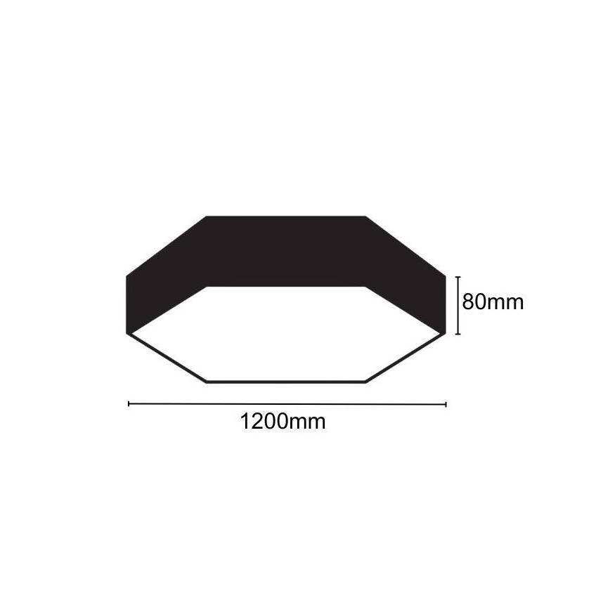 LED lubinis šviestuvas LED/120W/230V 4000K diametras 120 cm