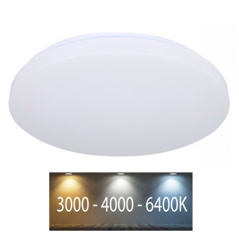 LED Lubinis šviestuvas LED/12W/230V 26cm 3000K/4000K/6400K