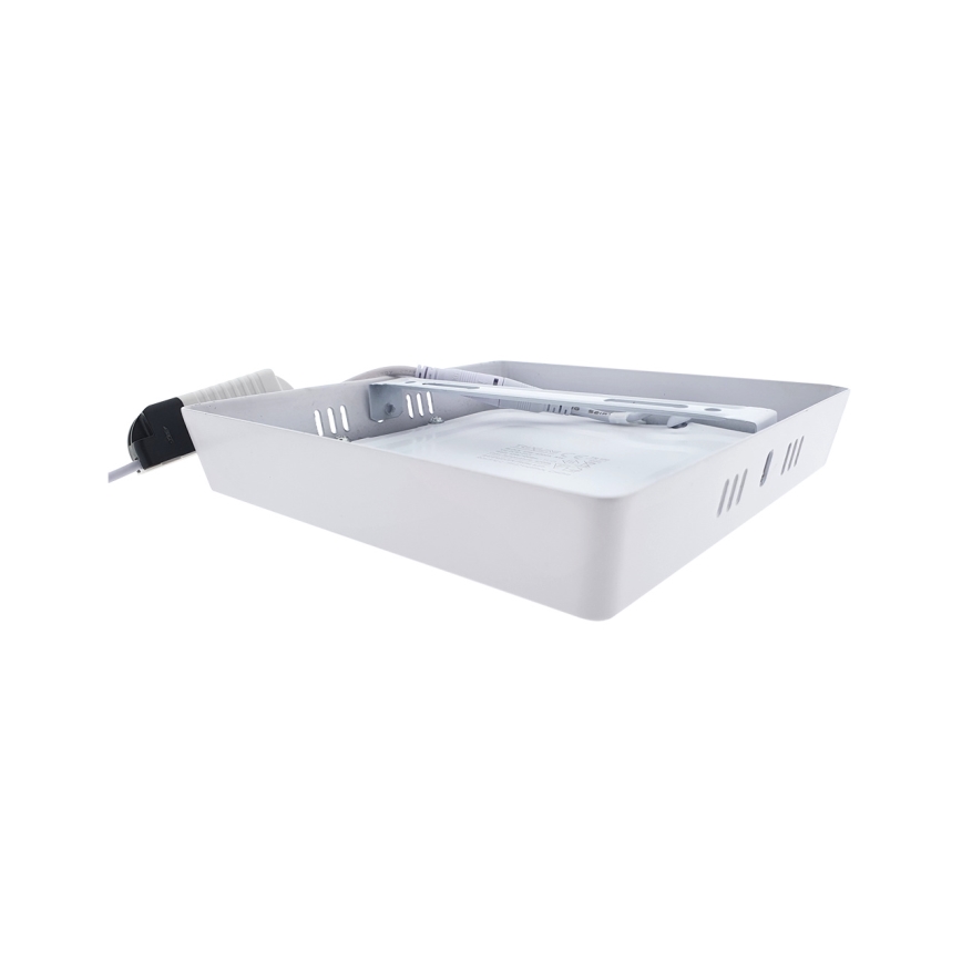 LED lubinis šviestuvas LED/12W/230V 2700K 16,3x16,3 cm balta