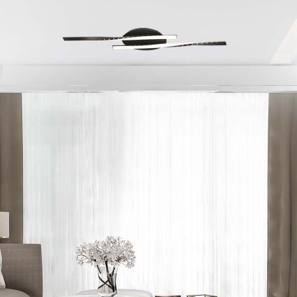 LED lubinis šviestuvas LED/12W/230V 3000K juoda