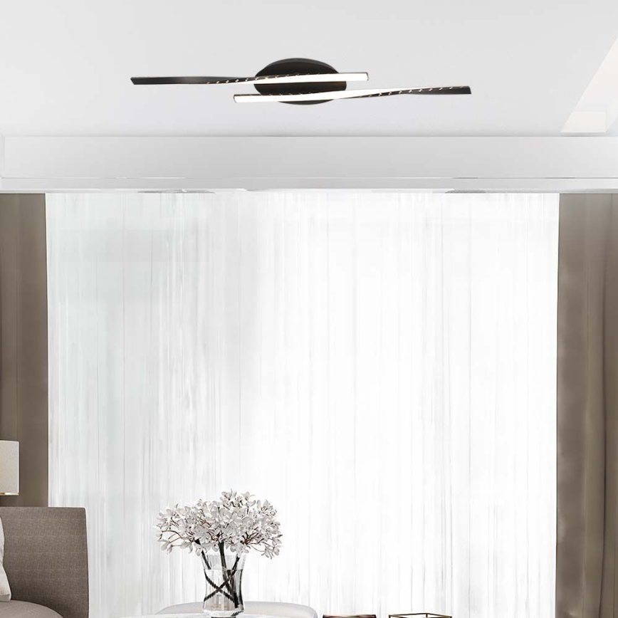 LED lubinis šviestuvas LED/12W/230V 3000K juoda