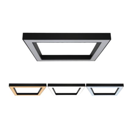 LED lubinis šviestuvas LED/130W/230V 3000/4000/6500K 100x100 cm juodas