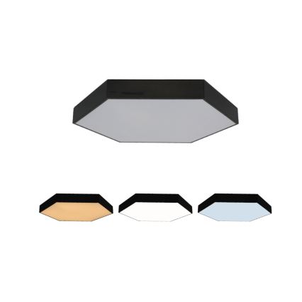 LED lubinis šviestuvas LED/135W/230V 3000/4000/6500K skersm. 80 cm juodas