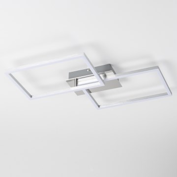 LED lubinis šviestuvas LED/17W/230V, matinis chromas