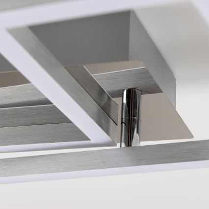 LED lubinis šviestuvas LED/17W/230V, matinis chromas