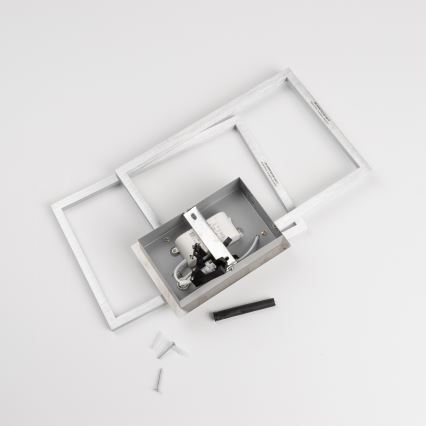 LED lubinis šviestuvas LED/17W/230V, matinis chromas