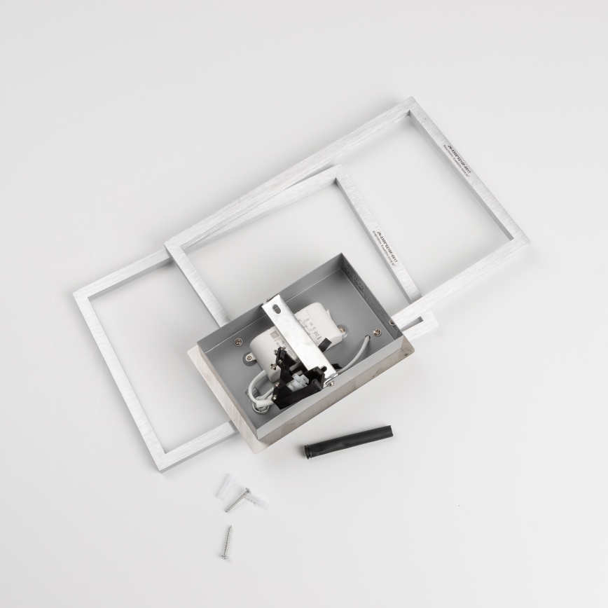 LED lubinis šviestuvas LED/17W/230V, matinis chromas