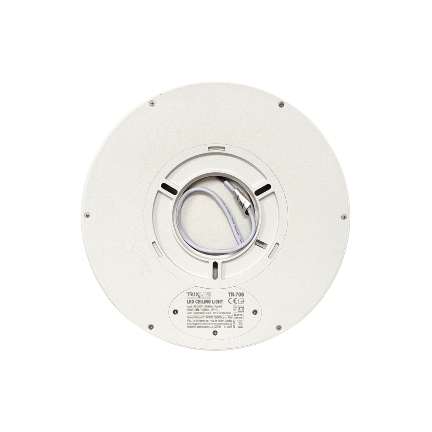 LED lubinis šviestuvas LED/18W/230V 3000/4000/6500K skers. 23 cm baltas