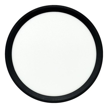 LED lubinis šviestuvas LED/18W/230V 3000/4000/6500K skersmuo 23 cm juodas
