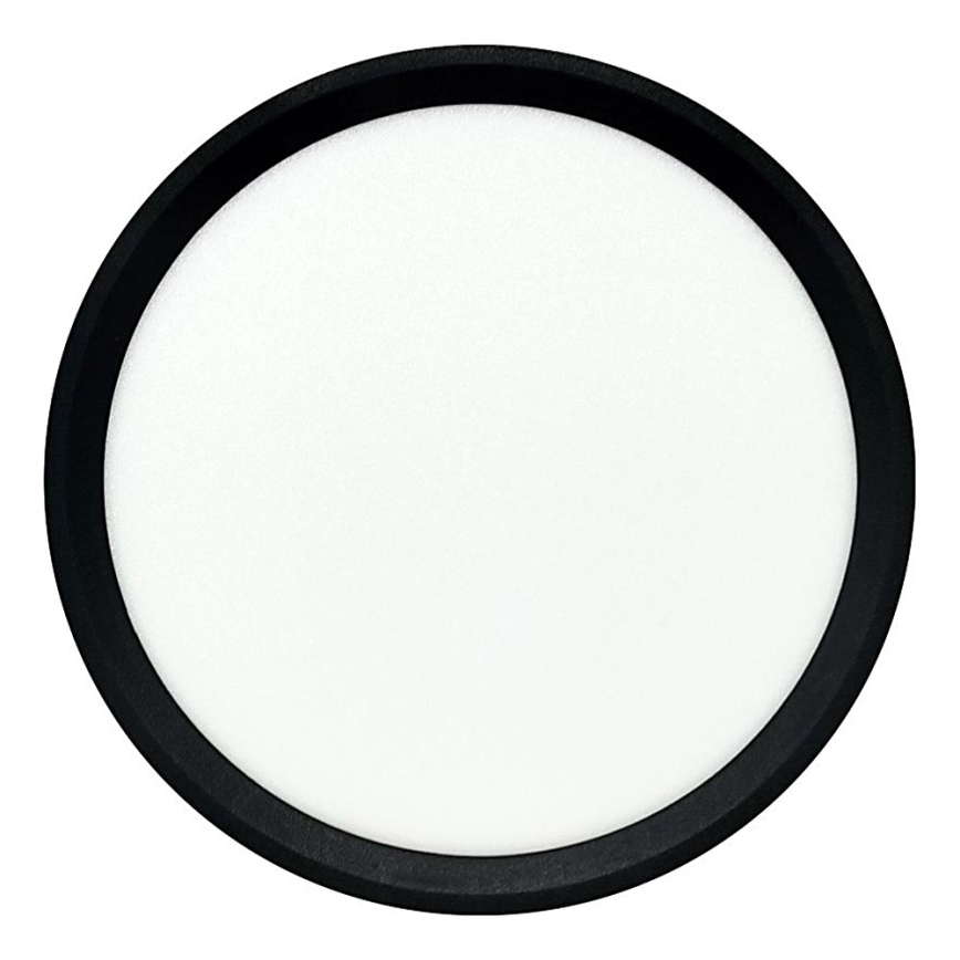 LED lubinis šviestuvas LED/18W/230V 3000/4000/6500K skersmuo 23 cm juodas