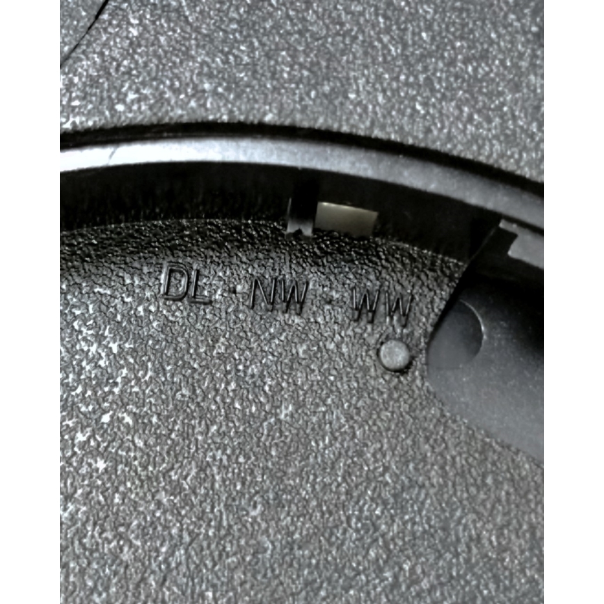 LED lubinis šviestuvas LED/18W/230V 3000/4000/6500K skersmuo 23 cm juodas